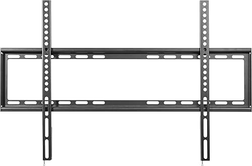 Soportes fijos de pared para pantalla plana de 80 pulgadas (99.2 lbs, 37.0 in, 6.7 ft, 80 pulgadas), 7.874 x 7.874 in, 23.622 x 15.748 in, negro)