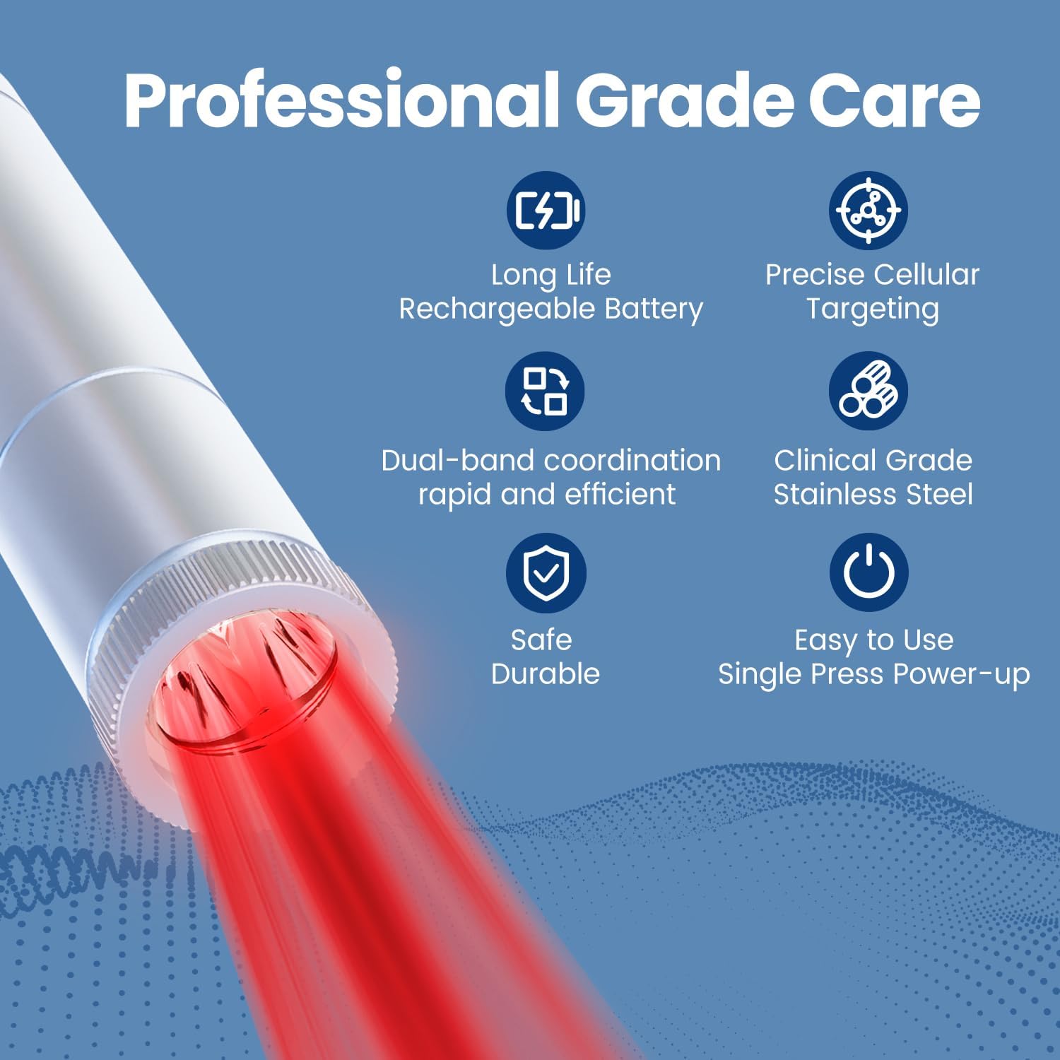 Infrared and red Light Therapy, red Light Therapy Devices for Joint and Muscle Health, Near-Infrared Therapy Suitable for Body, face and Oral Cavity—utilising Five-wavelength Technology.