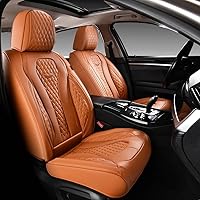Vista 44 de Coverado Fundas de Asiento, Fundas de Asiento de Coche para Asientos Delanteros, Funda de Asiento de Coche Roja, Fundas de Asiento de Coche