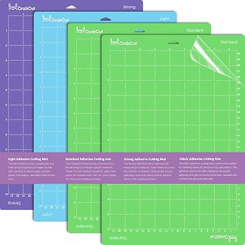 Cutting Mats for Cricut Joy Xtra 4 Mats 8.5x12 Inch Variety Adhesive Dot Design for Eye Care StandardGrip+LightGrip+StrongGrip Sticky Washable and Reusable Replacement Cut Mat for Cricut Joy Xtra