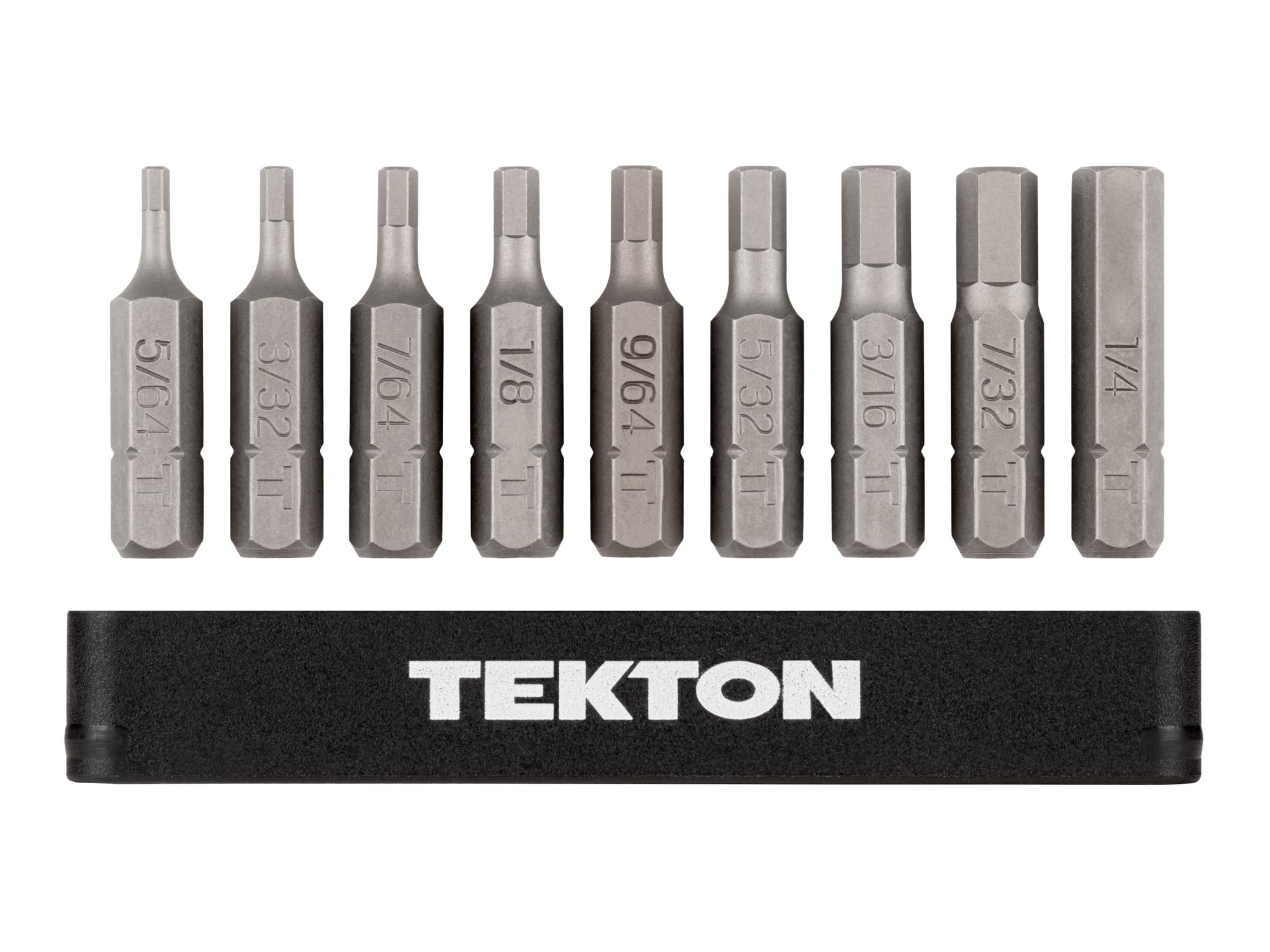 Tekton 1/4" Hex Bit Set with Rail - 9 Piece -3 Tekton 1/4" Hex Bit Set with Rail - 9 Piece -3