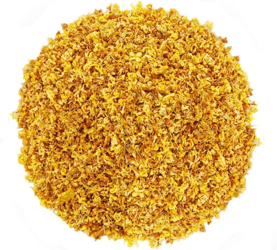 - TooGet Fragrant Osmanthus Fragrans Herb Loose Leaf Tea 100% Natural Dried Osmanthus Flower Herbal Tea Top Grade - 2 OZ