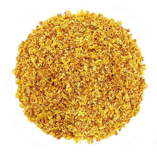 TooGet Fragante Osmanthus Fragrans Hierba Té de hojas sueltas 100% natural secado de flores de Osmanthus té de hierbas de grado superior - 2 onzas