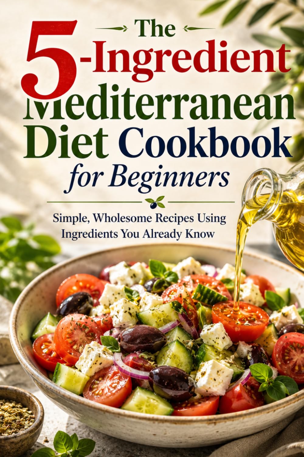 The 5-Ingredient Mediterranean Diet Cookbook for Beginners: Simple, Wholesome Recipes Using Ingredients You Already Know