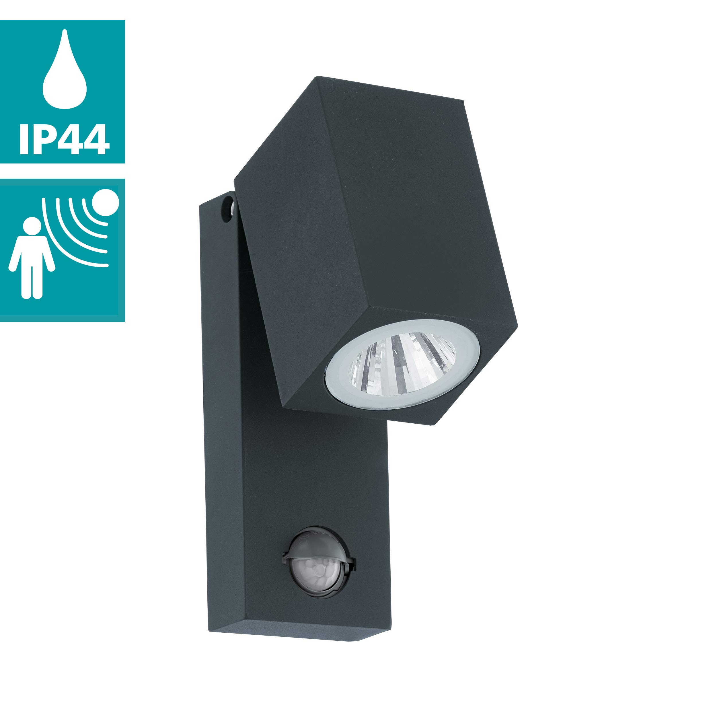 Eglo 96287 SAKEDA Exterior Wall Light in Black, Anthracite - Image 2
