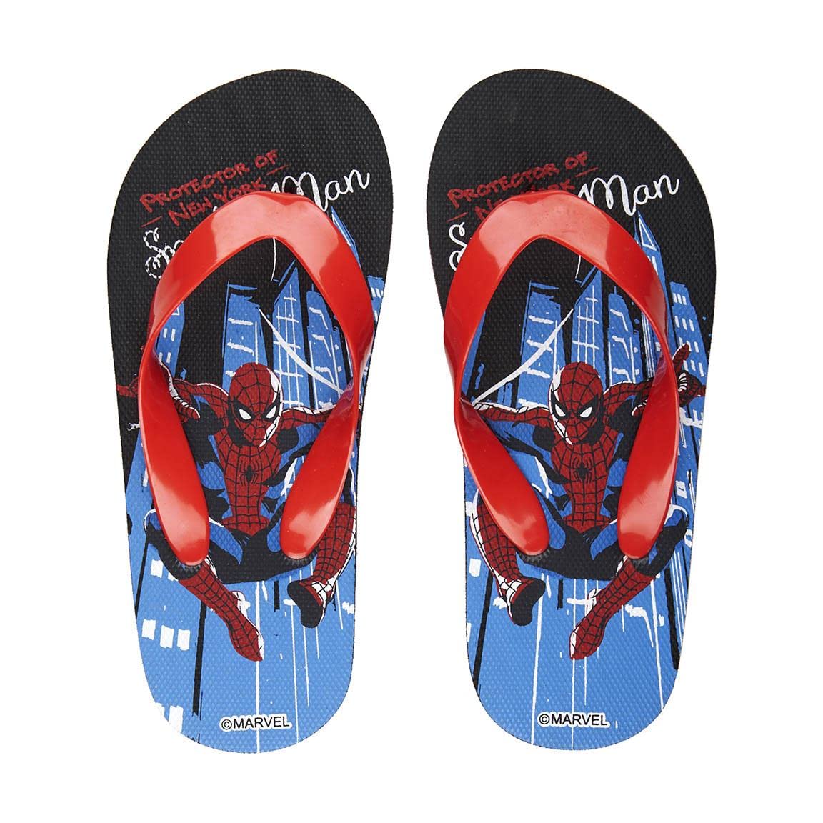 CERDÁ LIFE'S LITTLE MOMENTS, Klapki Spiderman, Niebieski, Czerwony i Czarny, 32 EU, Czerwony i czarny niebieski