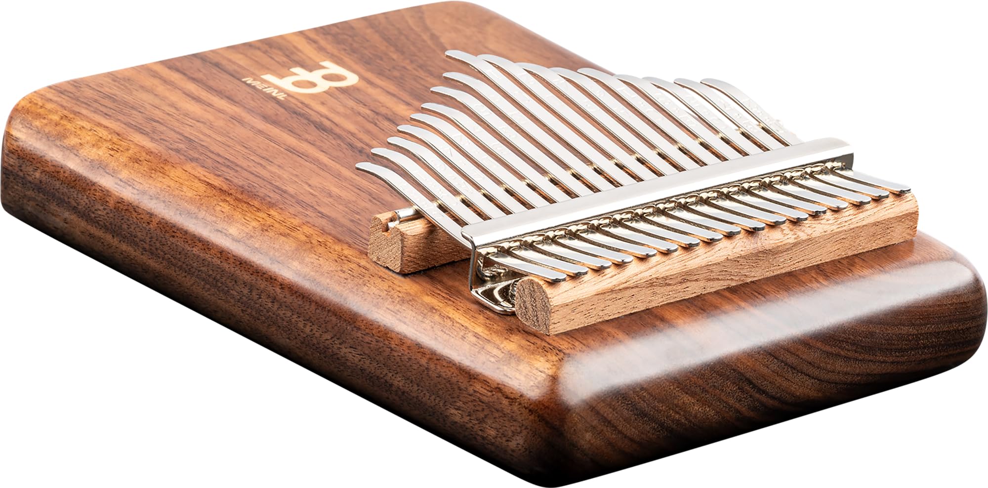 Meinl Percussion Solid Pickup Kalimba - fortepian kciuk z przetwornikiem - Tuning D B G E C A F D C E G B D F A C E - orzech włoski, naturalny (PKA17AW)
