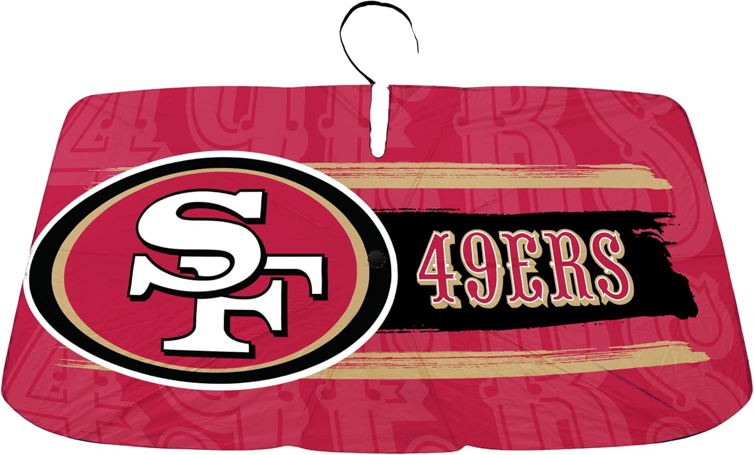NFL Fanmats San Francisco 49ers Folding Umbrella Auto Sun Shade