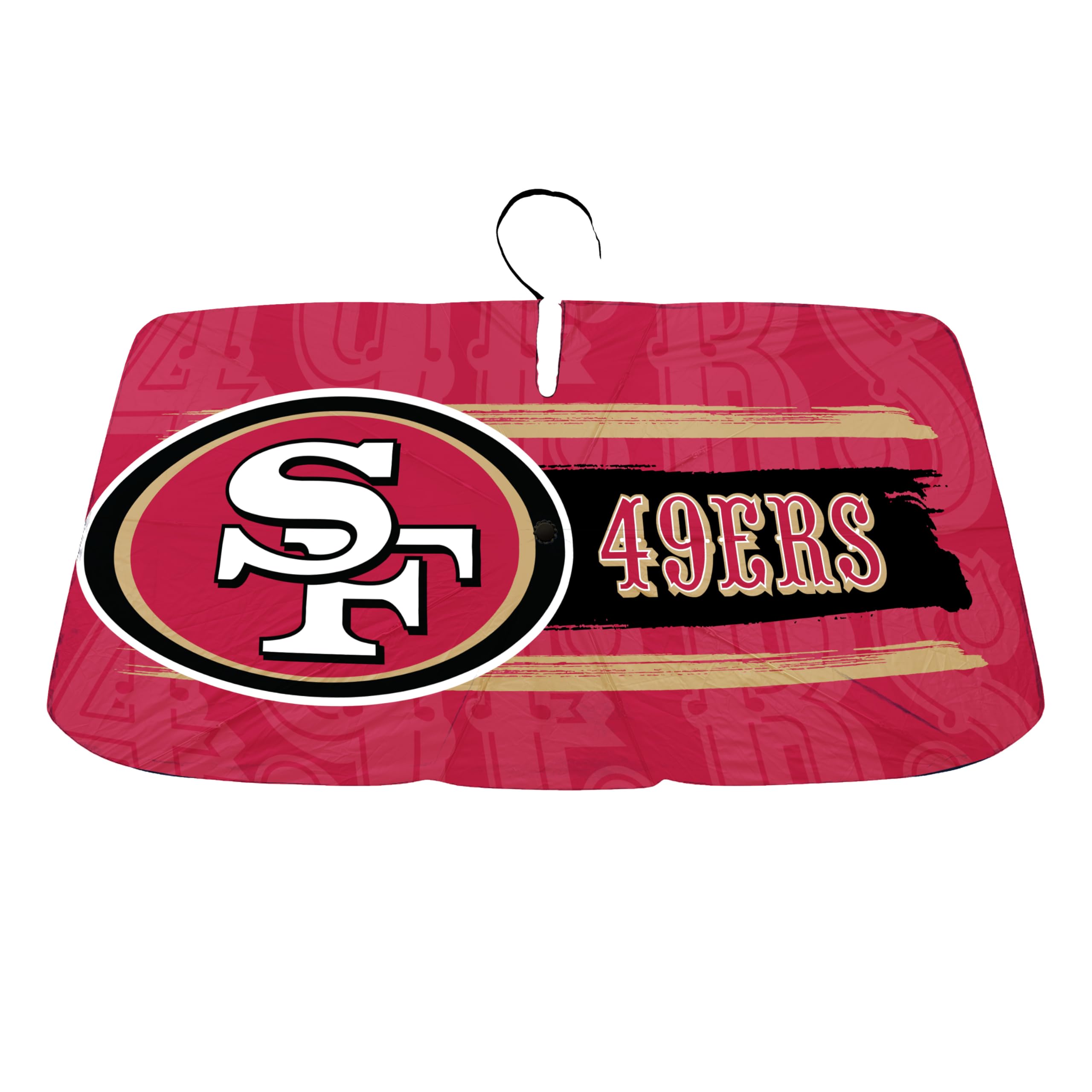 NFL Fanmats San Francisco 49ers Folding Umbrella Auto Sun Shade
