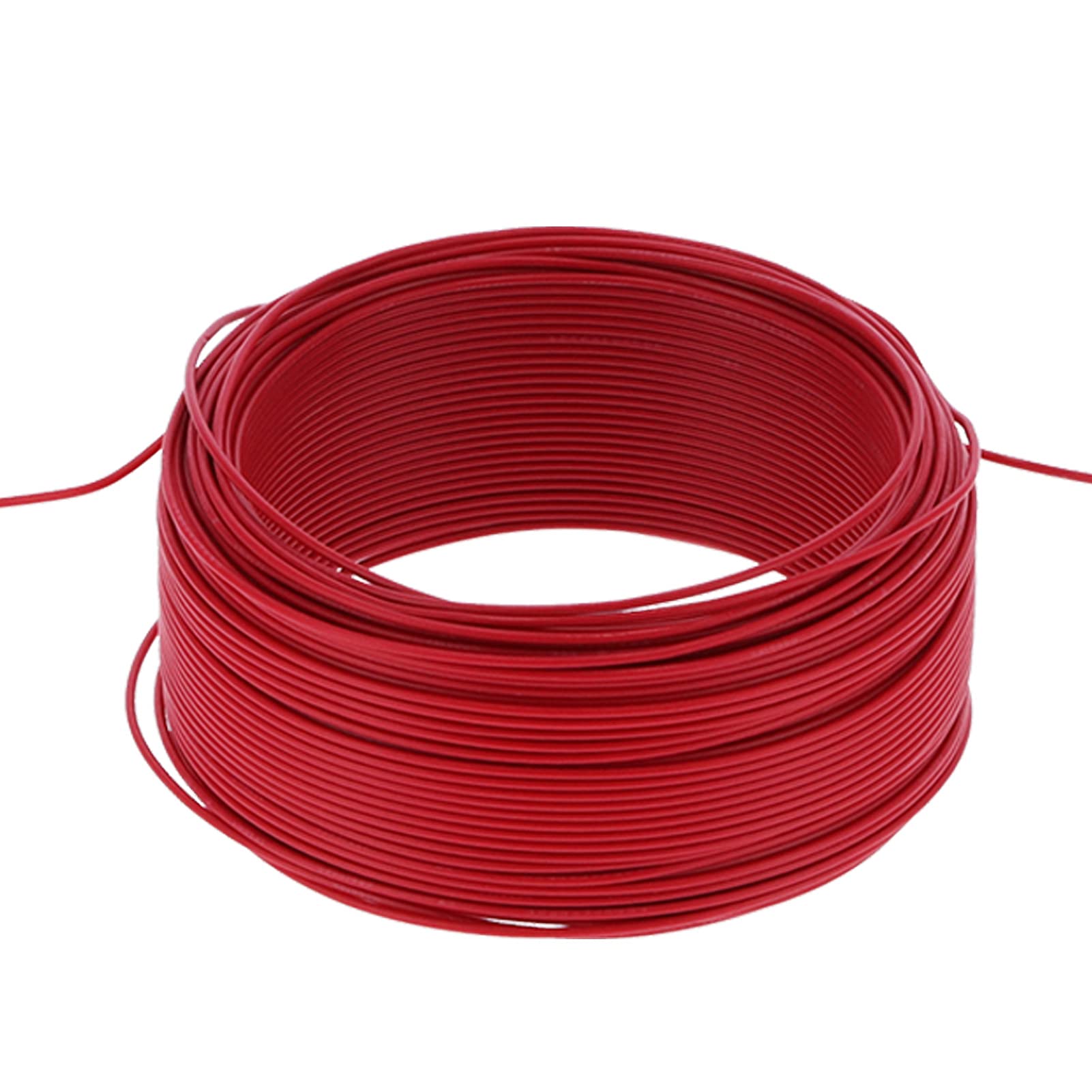 Ejoyous Cable Aislado Cable Eléctrico Flexible de Cobre Rojo AC300V 100m Conductor Aislado de PVC de 7 Núcleos para Electrodomésticos, Instrumentos de Iluminación y Herramientas Pequeñas