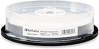 Verbatim BDXL 100GB 4X BD-R Blu-ray Discs - White Inkjet Hub Printable 10pk Spindle for HD Video Backup