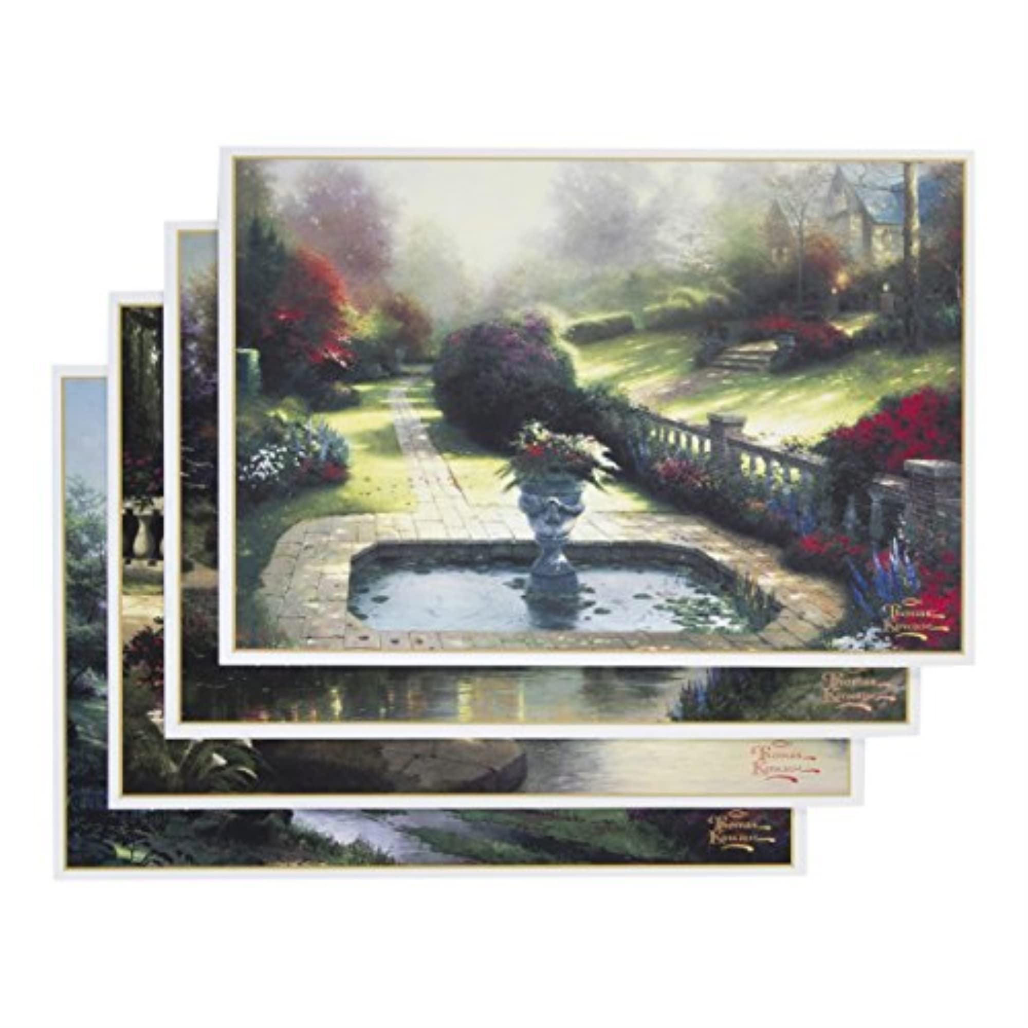 Dayspring - Thomas Kinkade - Thank You - 12 Boxed Cards, KJV (51855), Multi