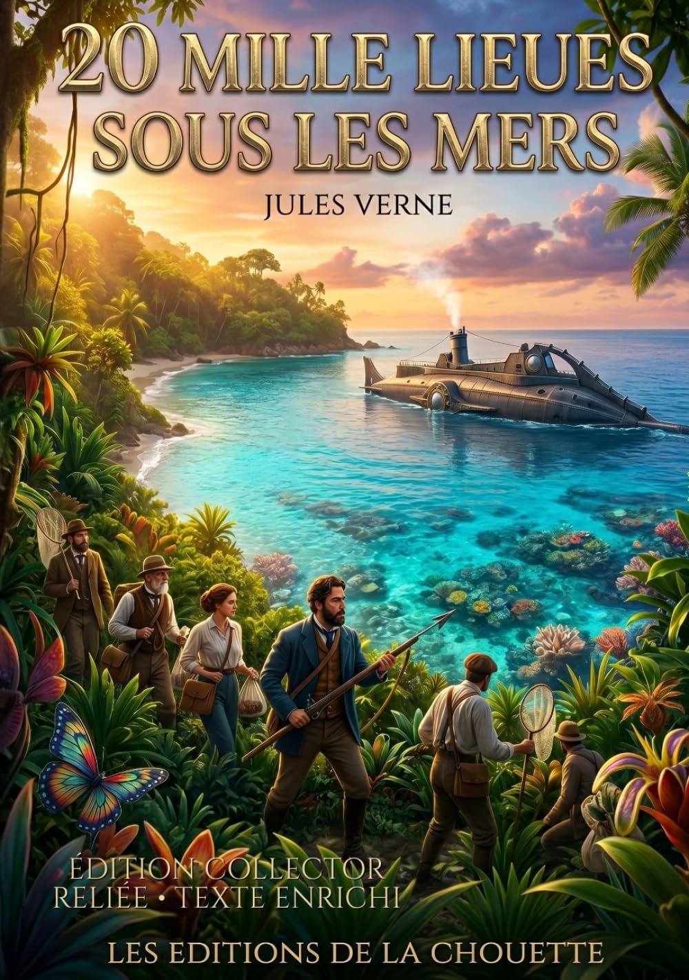 Vingt mille lieues sous les mers: Édition collector reliée enrichie – Texte intégral