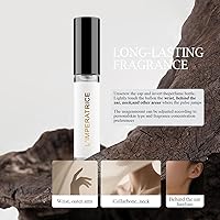 Vista 4 de Eau de Parfum - 5 fragancias de larga duración de 0.2 fl oz, juego de regalo de perfume blanco de lujo, 5 aromas únicos y duraderos para cada estado