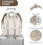 EMPSIGN 17 Inch Laptop Backpack for Women, Travel Computer Backpack, Large Capacity Water-repellent Quilted Casual Daypack