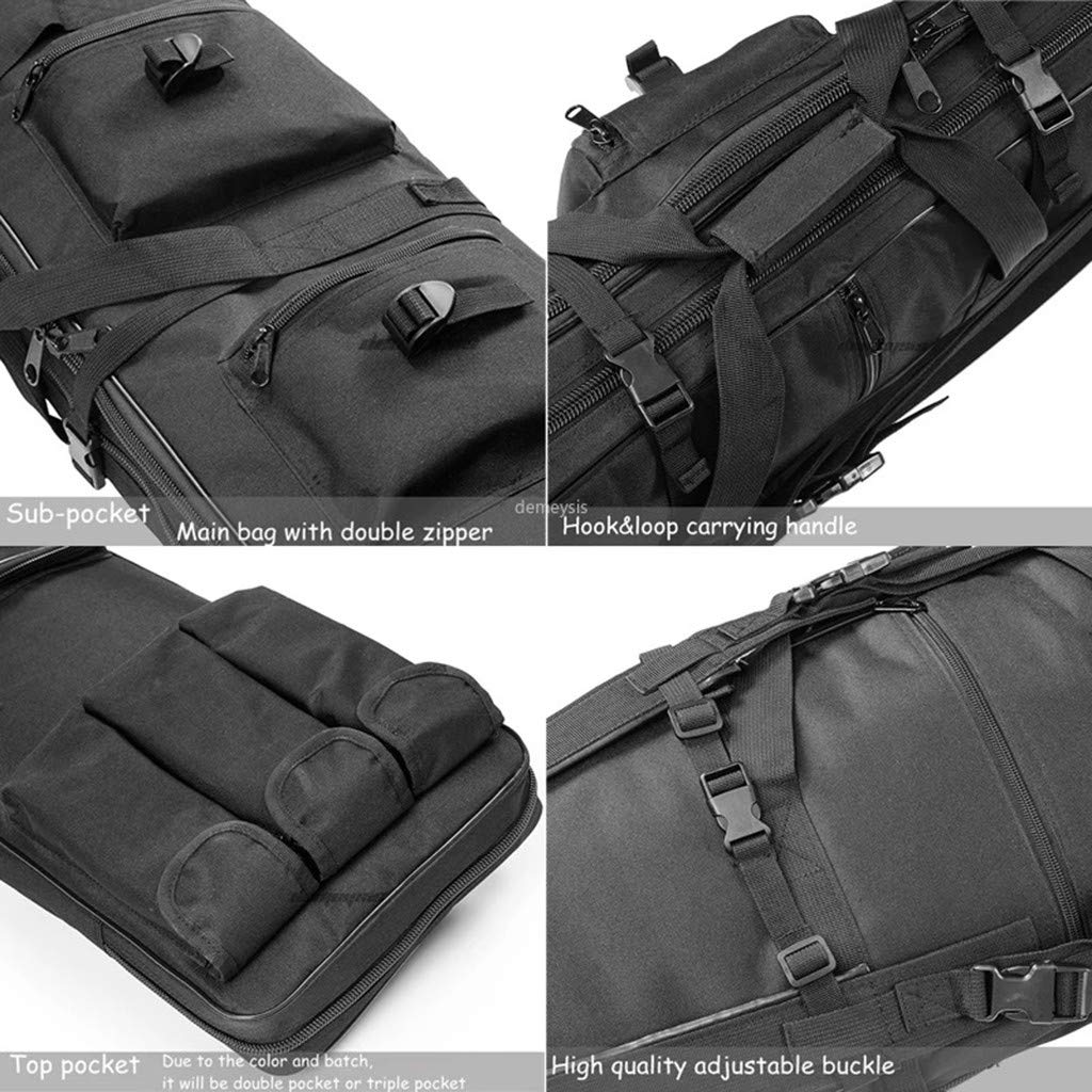 Custodie per fucili 32/38/46 Pollici Tattico Doppio Fucile Lungo Pistola Borsa per Pistola Custodia per il Trasporto di Armi da Fuoco Doppia Custodia per Fucile Custodie per Carabina Tattica per Ester