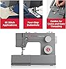 SINGER Heavy Duty 4411 High-Speed Sewing Machine with Accessory Kit | Strong Motor, Enhanced Piercing Power, 69 Stitch Applications, Full Metal Frame, 4-Step Buttonhole & LED Light, Grey