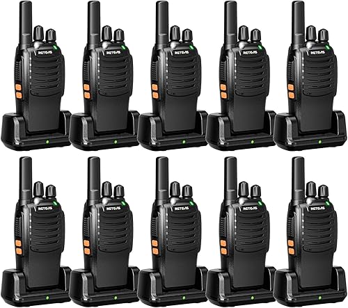 Retevis h-777 radio de dos bandas UHF de largo alcance 400470 MHz Frecuencia de señal Banda única 16 CH Walkie Talkies con auricular original 10 disponible en Yaxa Colombia