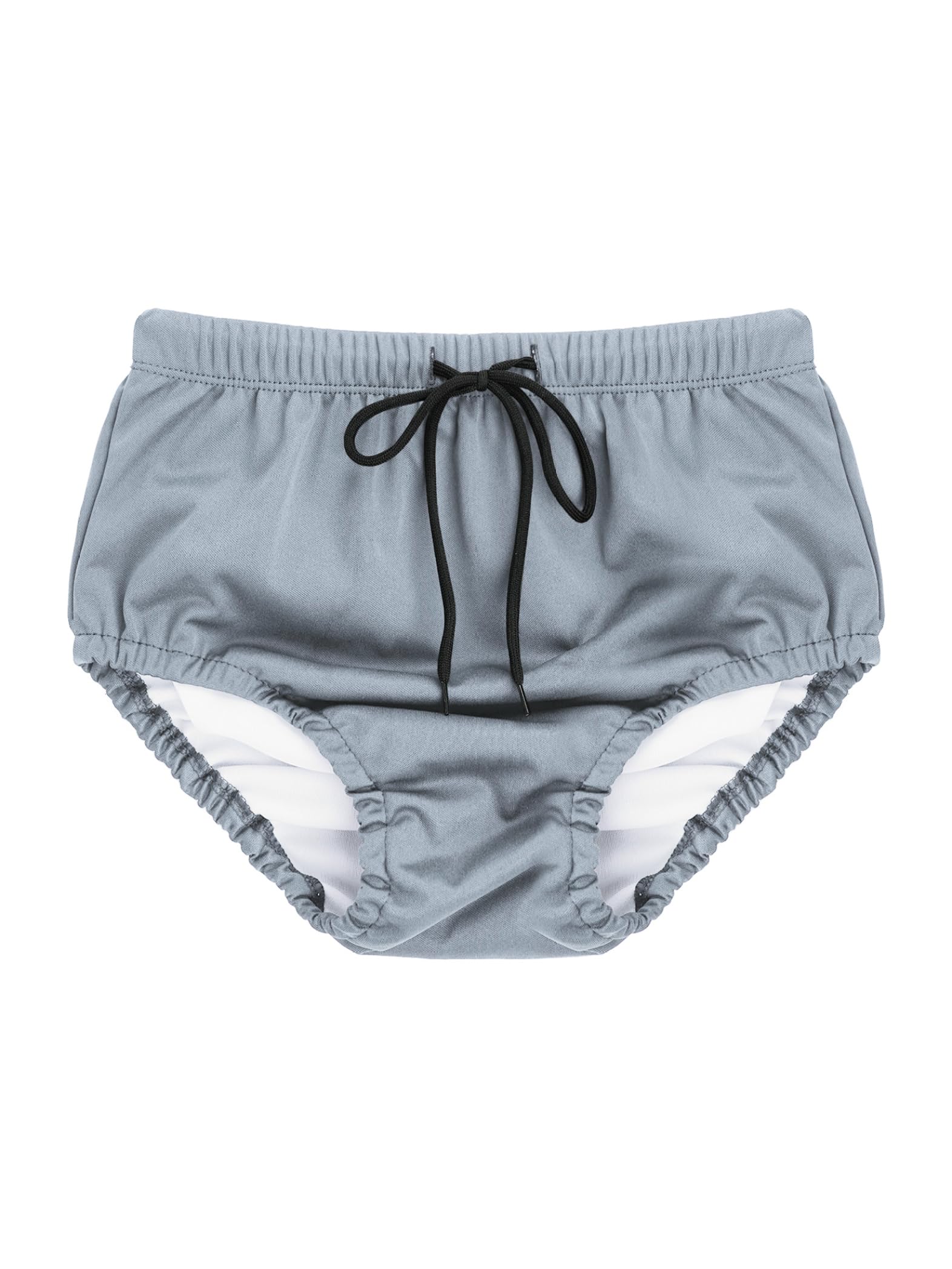Sinleey Kids Special Needs Reusable Swim Diapers Nappies Swimwear Dark Grey 10-12 Years