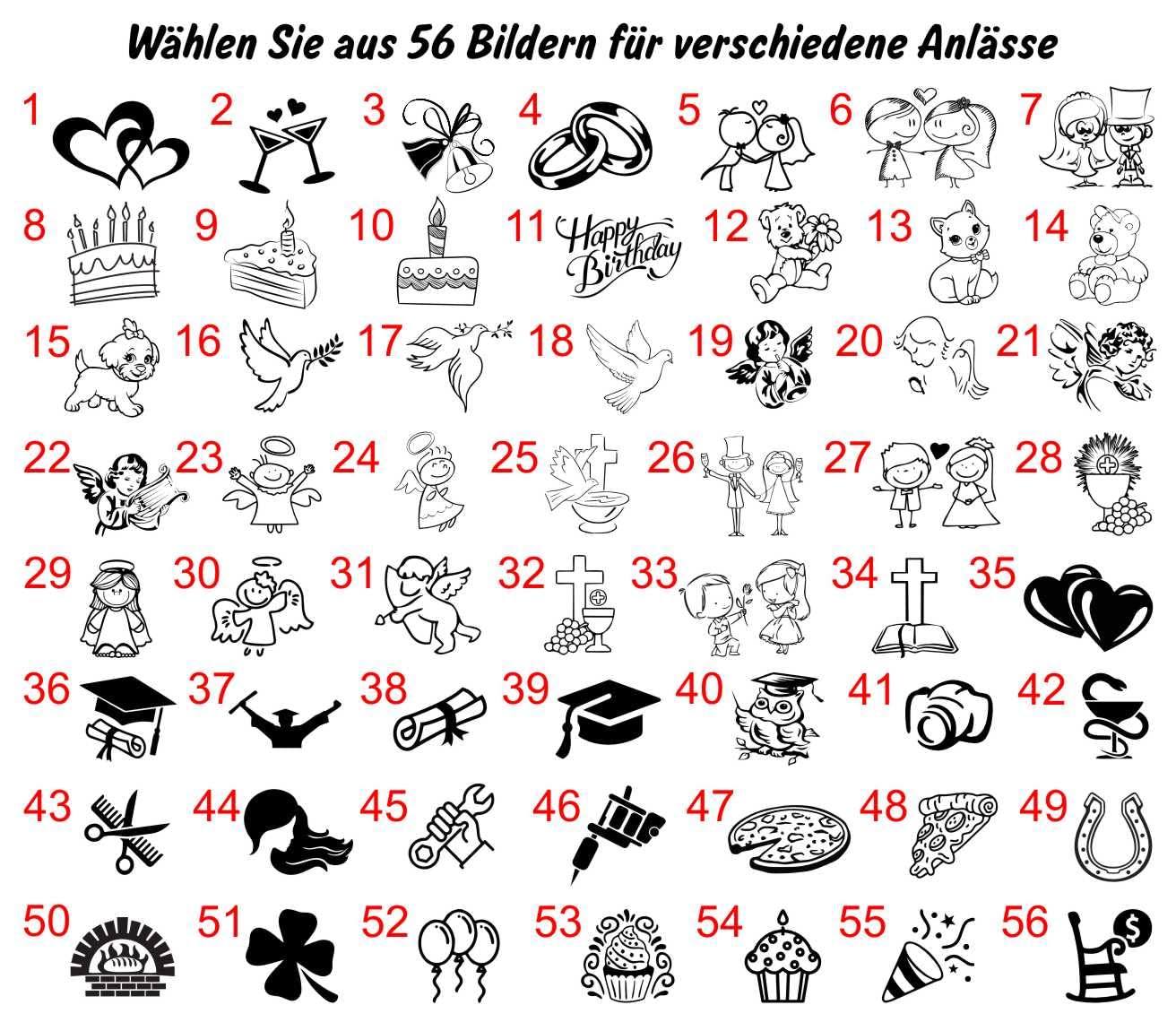 50 Stück personalisierte Kugelschreiber mit Gravur, Metall