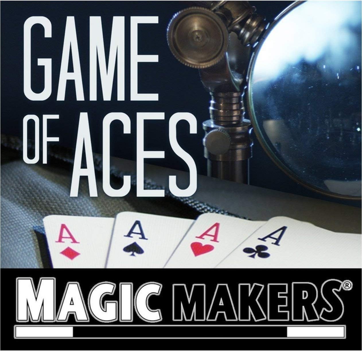 Magic Makers Aces Card Trick Game of Aces with Special Bicycle Cards