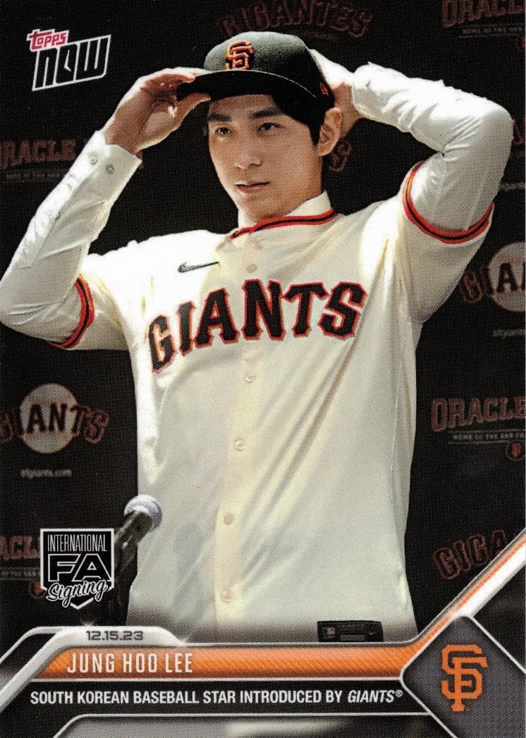 Amazon.com: 2023 Topps Now Baseball #OS-24 Jung Hoo Lee Pre-Rookie