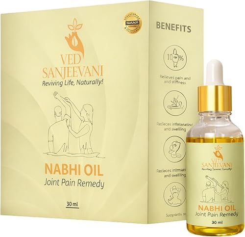 VED SANJEEVANI Joint Comfort Nabhi Oil with Herbal Formulation for Body Relief 3