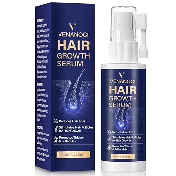 VENANOCI Hair Growth Serum Spray with Rosemary, Biotin, Batana Oil & Rice Water Natural Anti-Hair Loss Treatment for Thinning Hair Promotes Thicker, Fuller Hair for Women & Men All Hair Types