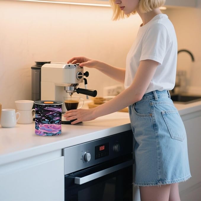 ALAZA Dispensador de Alimentos 30 oz Acero Inoxidable con Tapa miniatura 8