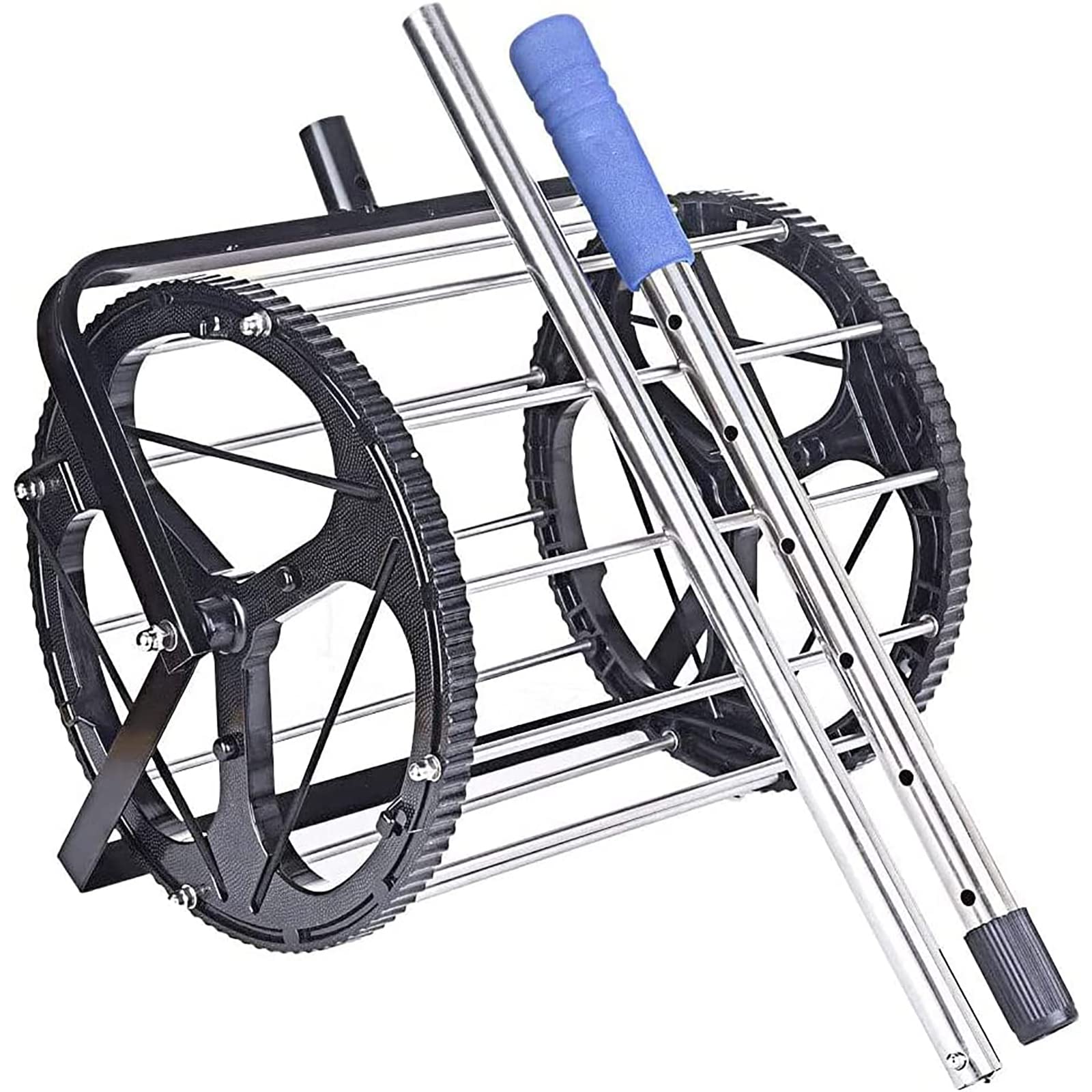 伸縮式テニスボールローラー、自動ピックアップテニスボールレトリーバーボール、錦調節可能な三脚ベース付き、コレクターは60個のテニスボールを保持できます Amazon | 伸縮式テニスボールローラー、自動ピックアップテニスボール