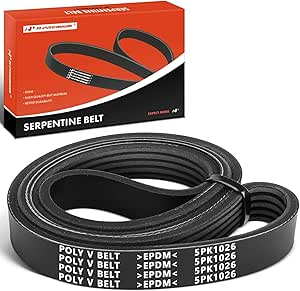A-Premium Stretch Fit Serpentine Drive Belt Compatible With Ford & Lincoln Cars - Explorer 2013-2019, Fusion 2013-2020, Edge 2016-2018, Taurus - View #8