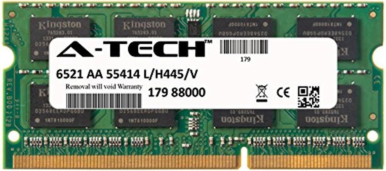 A-Tech 8GB STICK For Toshiba Toshiba Satellite L850-B200 L850-B223 L850-B241 L850-BT2N22 L850-BT3N22 L855 (PSKFUM-06QTM1) L855-01Y L855-030 L855-S511. SO-DIMM DDR3 NON-ECC PC3-10600 1333MHz RAM Memory