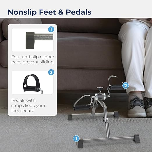 Pedal Exerciser Inspired by Drive Plateado miniatura 6