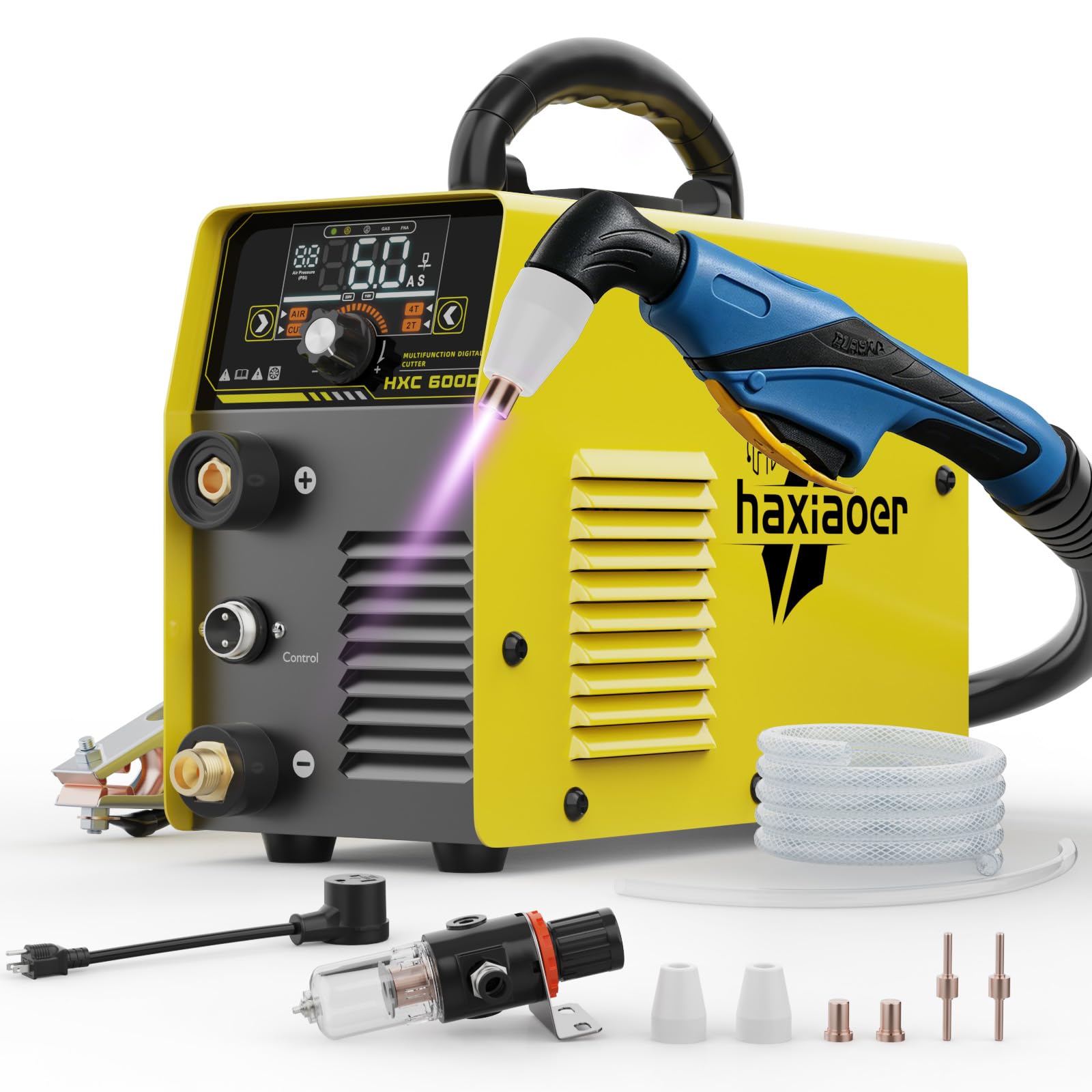 Haxiaoer 60A LED Digital Display Plasma Cutter 220V IGBT