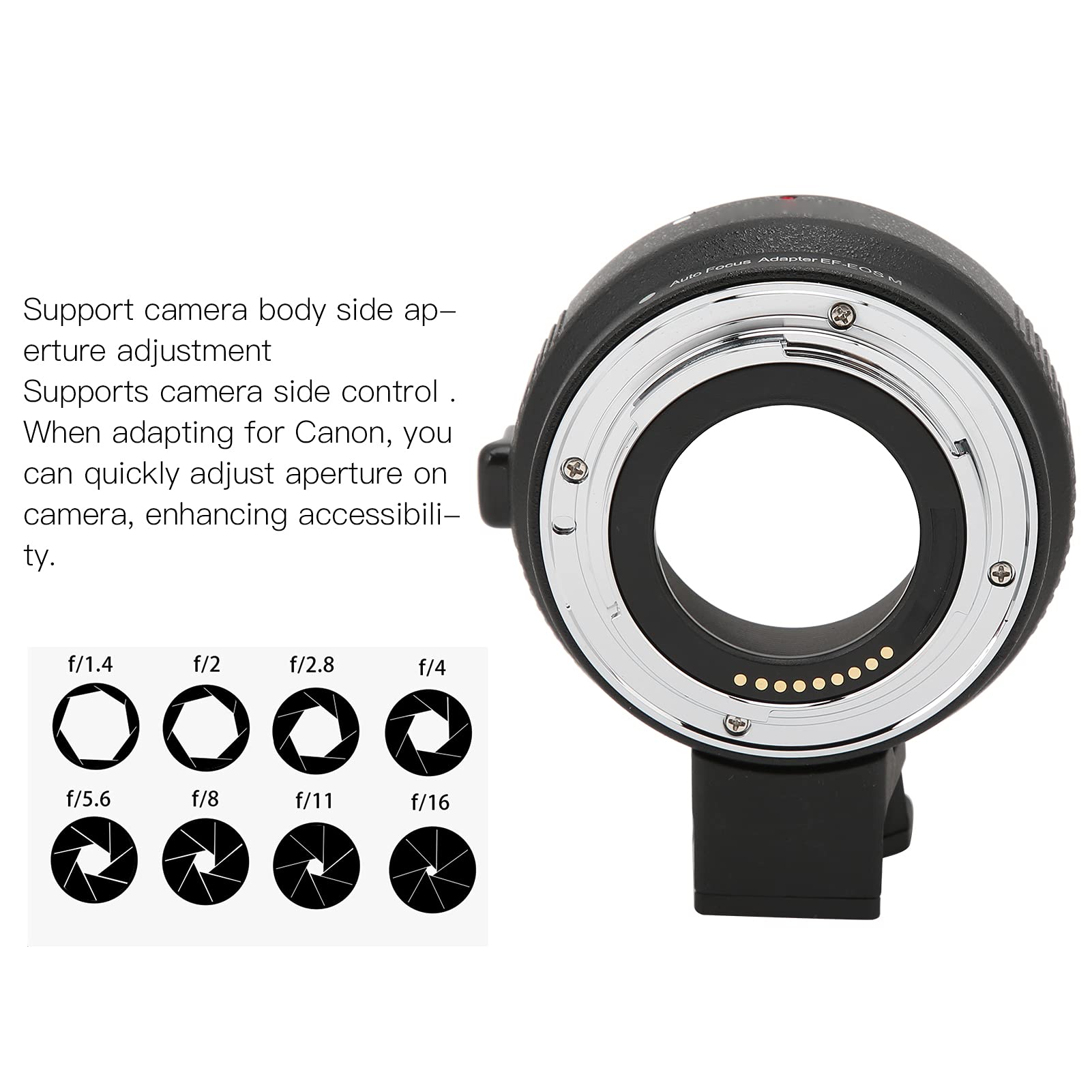 Adaptador de Enfoque automático EF-M para Objetivos con Montura EF/EF-S a cámaras con Montura M.