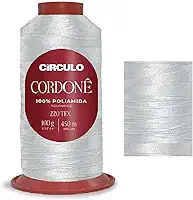 Fio Cordonê Branco 8001 100 Gramas - Círculo - Para Crochê e Franjas - 450m - Unidade