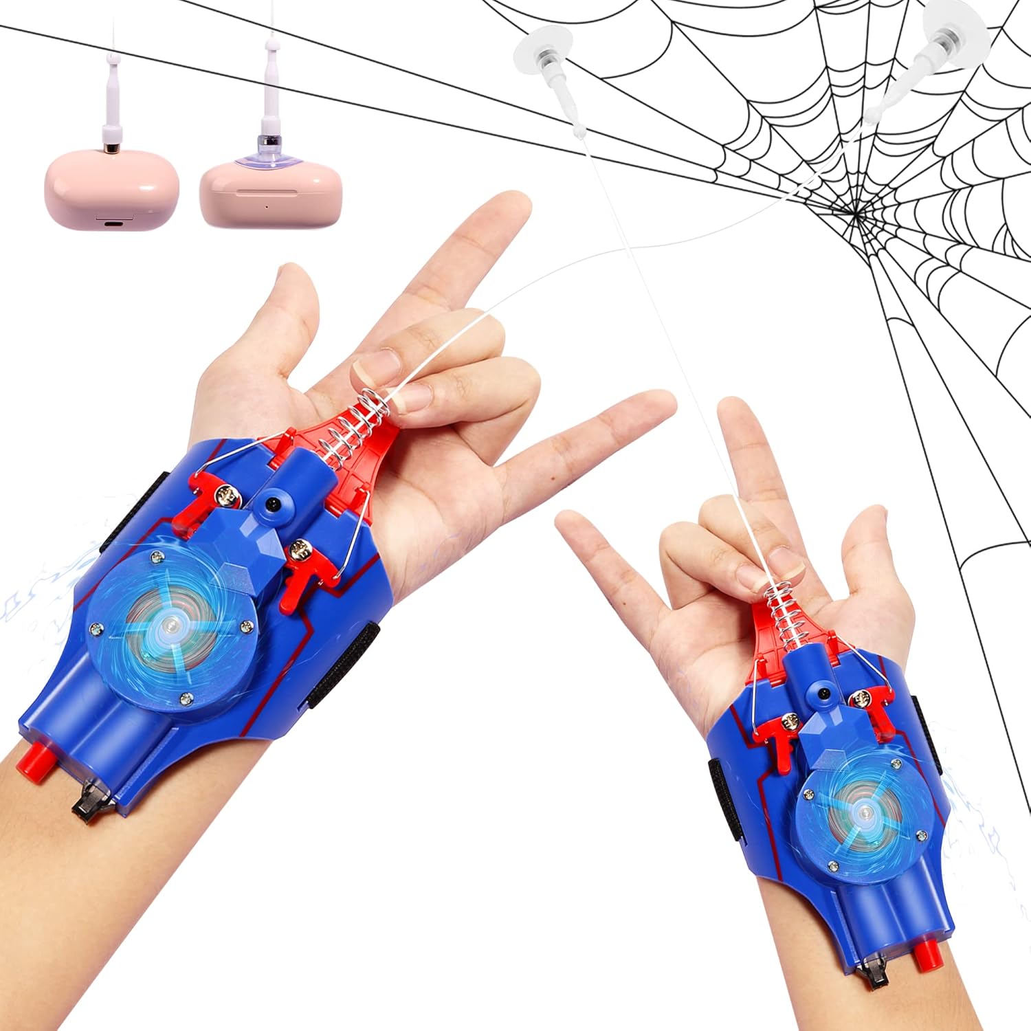  Launcher String Shooters Toy, [Electric Reelin] Spider