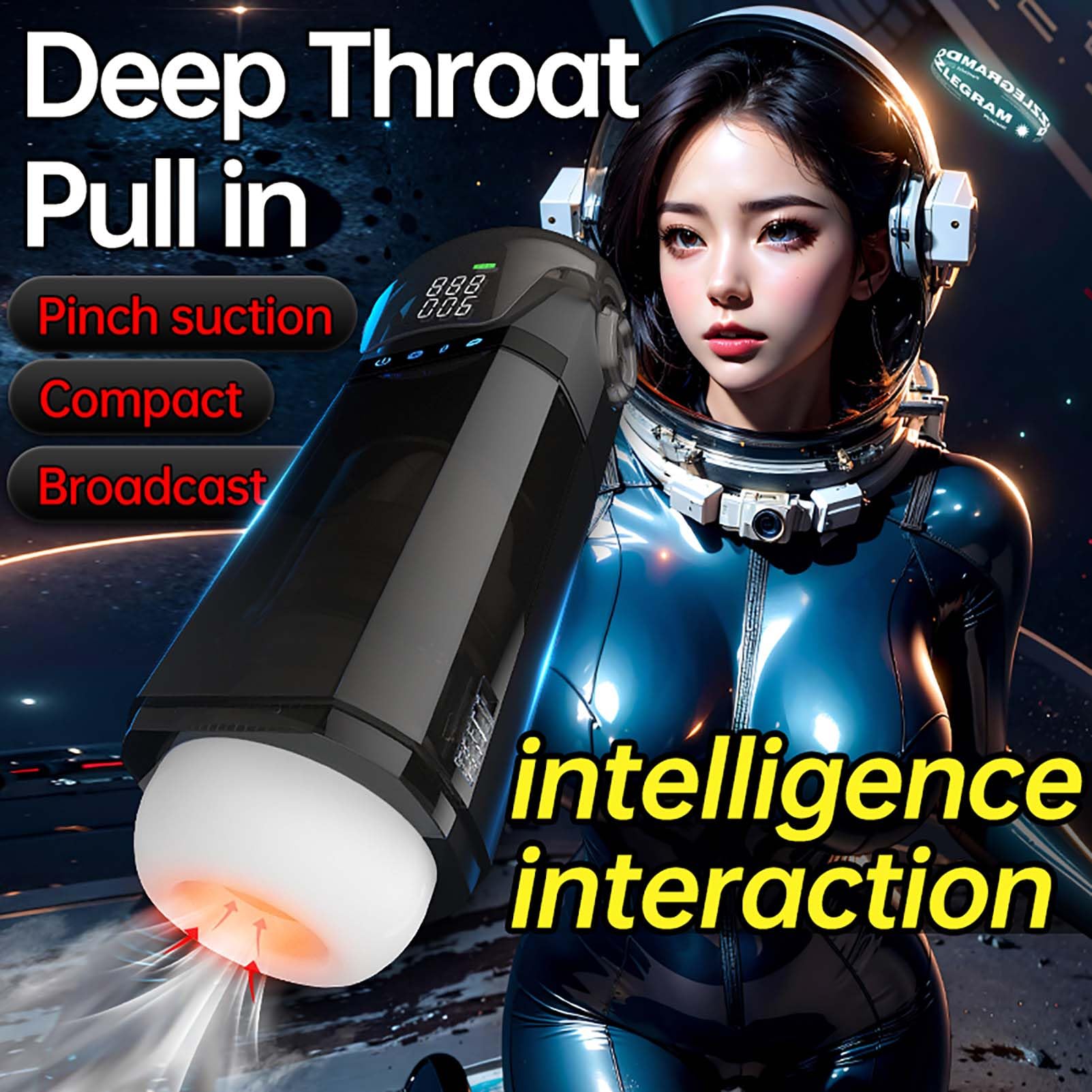 Elektrischer Masturbator Sex Spielzeug Für Die Männer Blowjop Sucking Machine Penis Vibrator Mit 9 Modi Teleskop Vibration Saugen Elektrische Cup Masturbatoren Für Intensives Penis Massage Erlebnis