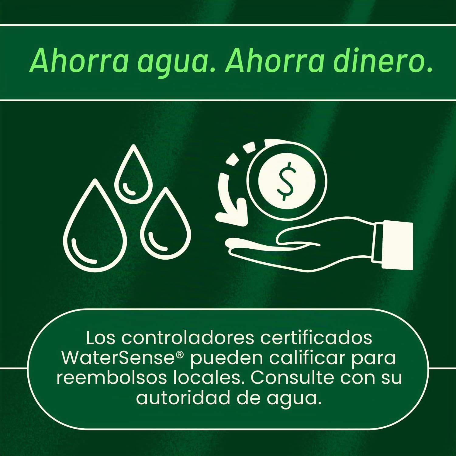 Rain Bird - ARC6 - Temporizador/controlador inteligente de riego para interiores basado en aplicación con WiFi, 6 zonas/estación, certificado EPA WaterSense, compatible con Alexa