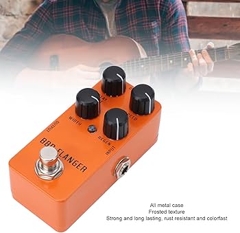 ギター Flanger Amazon.com: Flanger Guitar Pedal DC9V Classical Vintage Analog