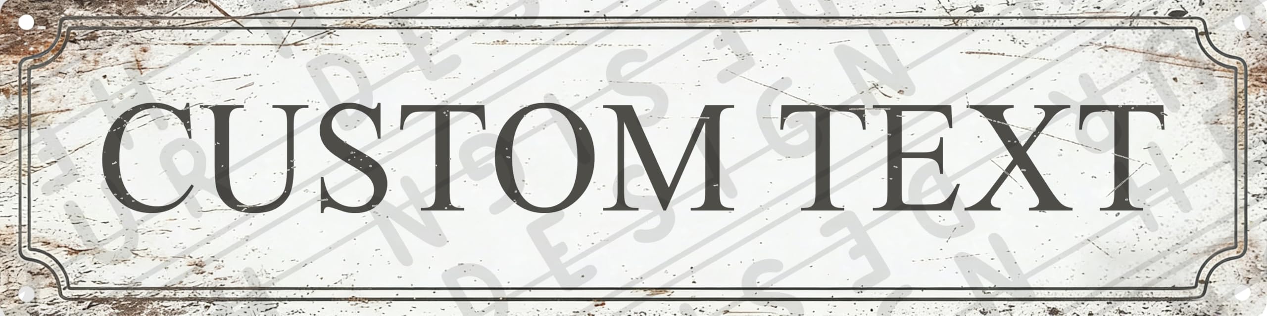 Nggbbdygb Black-79 Personalized 16X4 Metal Sign Custom Image Text Music Room Studio Wall Decor