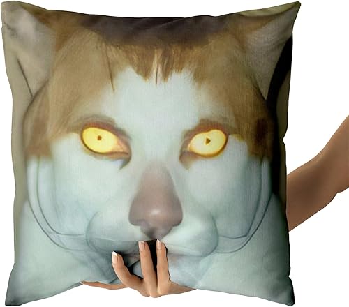 Miniatura 5 de Gaslight Gatekeep Girlboss Monday Left Me Broken Cat, Mr. Peebles, Singing Yellow, Eyed Cat, Waiting for Love, Funny Meme - Fundas de almohada,