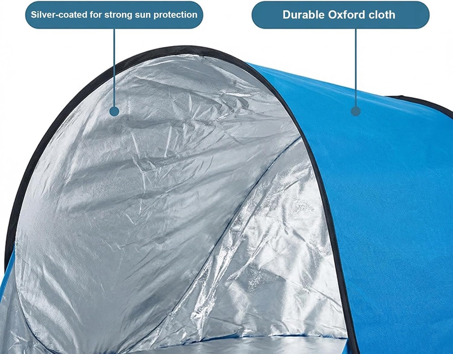 Beach Face Sun Shelter, Foldable Tanning Shade System, Portable UV Protection Canopy Kit, Outdoor Head Sun Block Tent, Garden Lawn Pool Deck Use, Women Men Family Travel Outdoor Relaxation