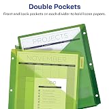 Avery Big Tab™ Insertable Divider with Double Slash Pocket – view 8