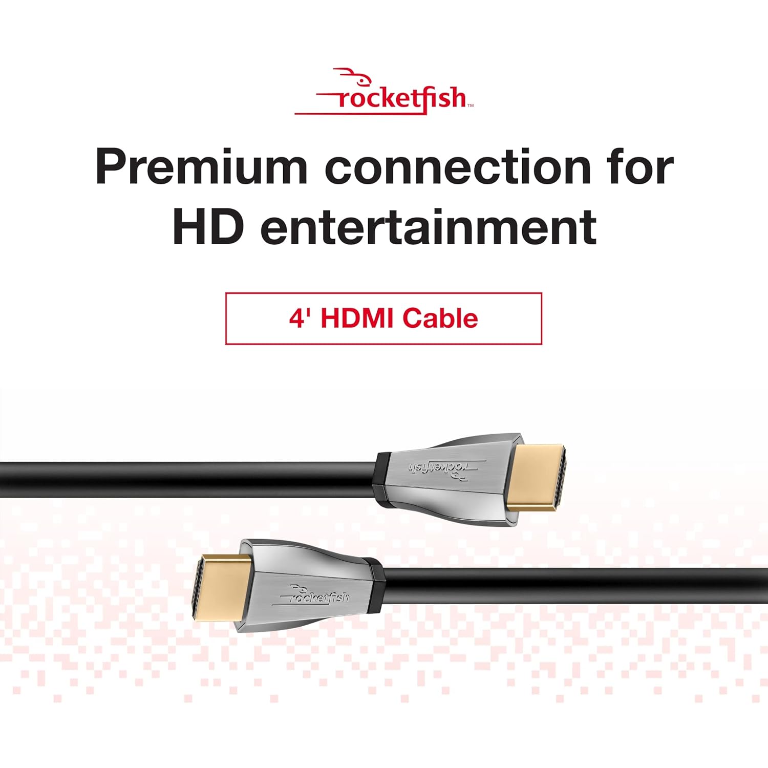 Rocketfish 4 ft HDMI 18GBps Ultra HD 4Kx2K 1080p