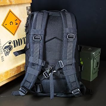 DDT Death Dealer Tactical Anti-Venom 24 Hour Assault EDC Backpack, Color Black