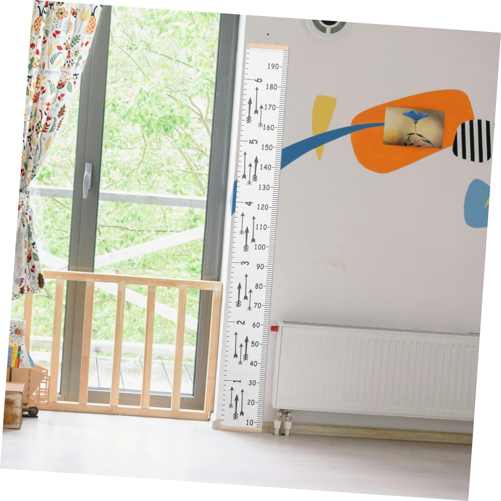 STOBAZA 3piezas Regla De Altura Colgante Para Niño Niña Medidor De Crecimiento Pared Decoración Infantil De Habitaciones Diseño De Flechas y Material Duradero