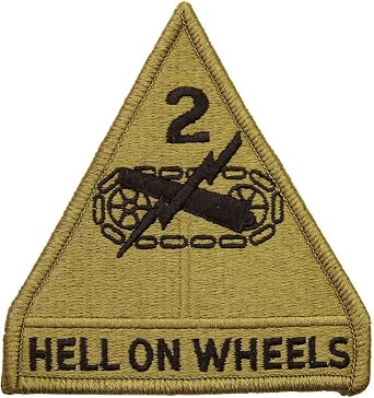 2nd Armored Division Scorpion/OCP Patch with Hook FastenerQ
