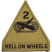 2nd Armored Division Scorpion/OCP Patch with Hook FastenerQ