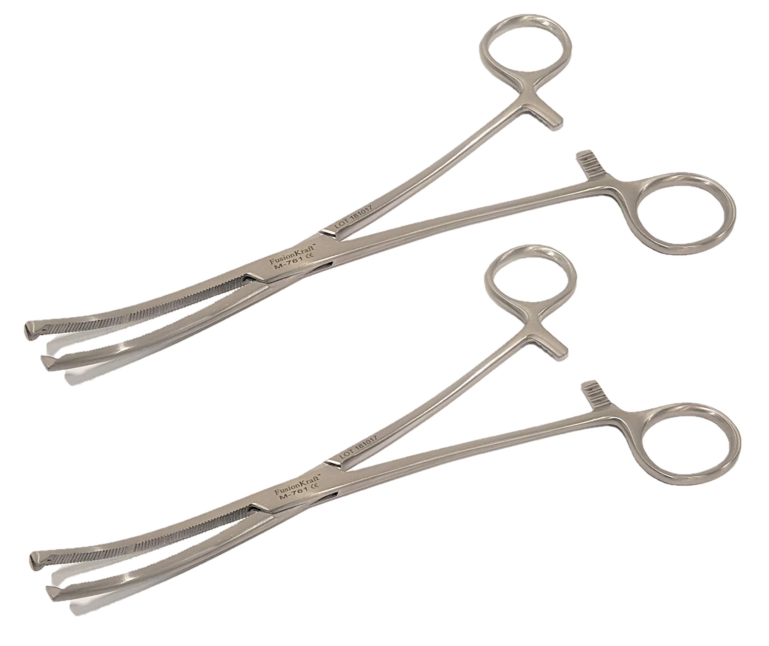 FusionKraft Kocher Clamp Artery Forceps, 1x2 Rat Tooth Tip, Curved, Serrated Jaw, 8" (Pack of 2) (B08W5BPCXN) Amazon Price History, Amazon Price Tracker